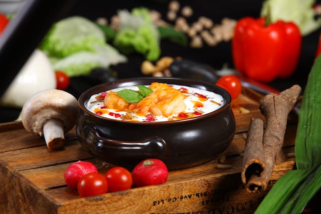 converting 334 kcal to calories with chicken and mushroom with vegetables