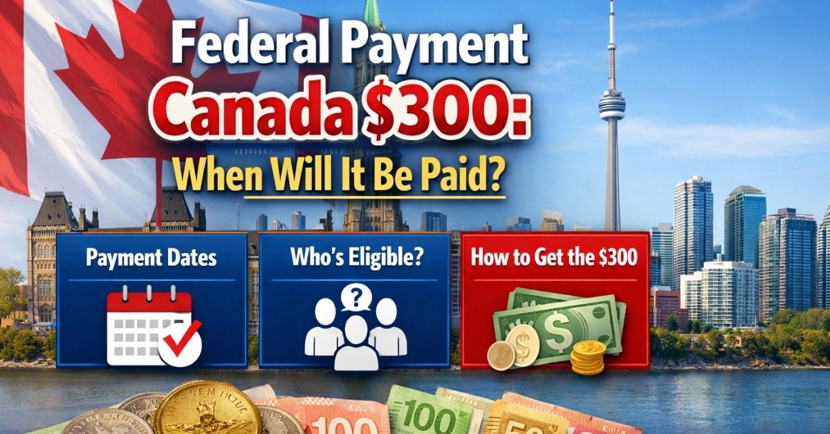 Federal Payment Canada $300