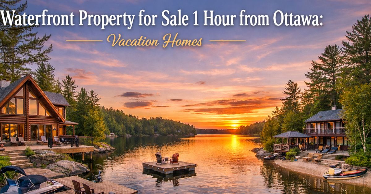 Waterfront Property for Sale 1 Hour from Ottawa