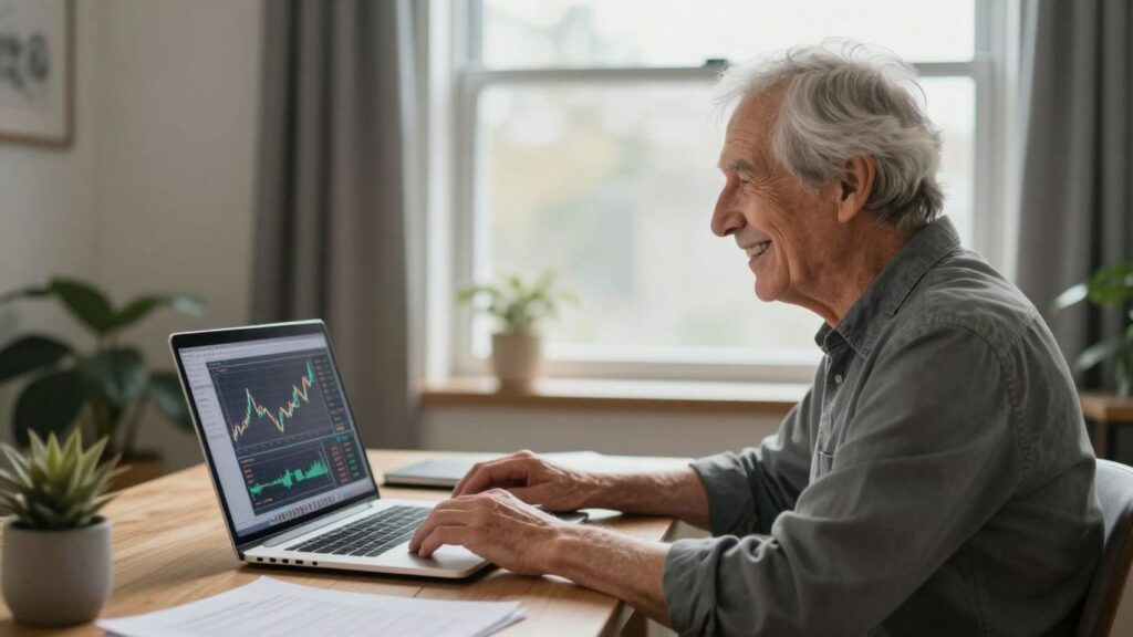 senior canadian working after retirement.